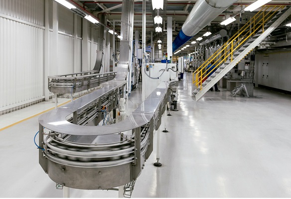 Las cadenas de acero inoxidable se utilizan en la industria alimentaria.jpg